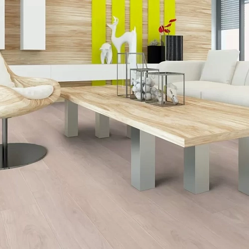 ДУБ ВЕЙВЛЕСС БЕЛЫЙ ЛАМИНАТ  KRONOTEX  EXQUISIT ламинат для пола